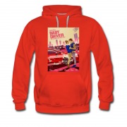 Men's Edgar Wright Baby Driver Poster Hoodie