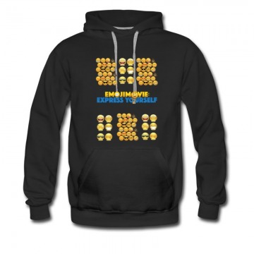 Men's Emojie Movie Express Yourself 2017 Hoodie