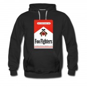 Men's Foo Fighter Smoking Box Poster Parody Hoodie