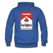 Men's Foo Fighter Smoking Box Poster Parody Hoodie