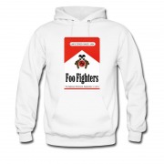 Men's Foo Fighter Smoking Box Poster Parody Hoodie