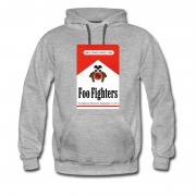 Men's Foo Fighter Smoking Box Poster Parody Hoodie