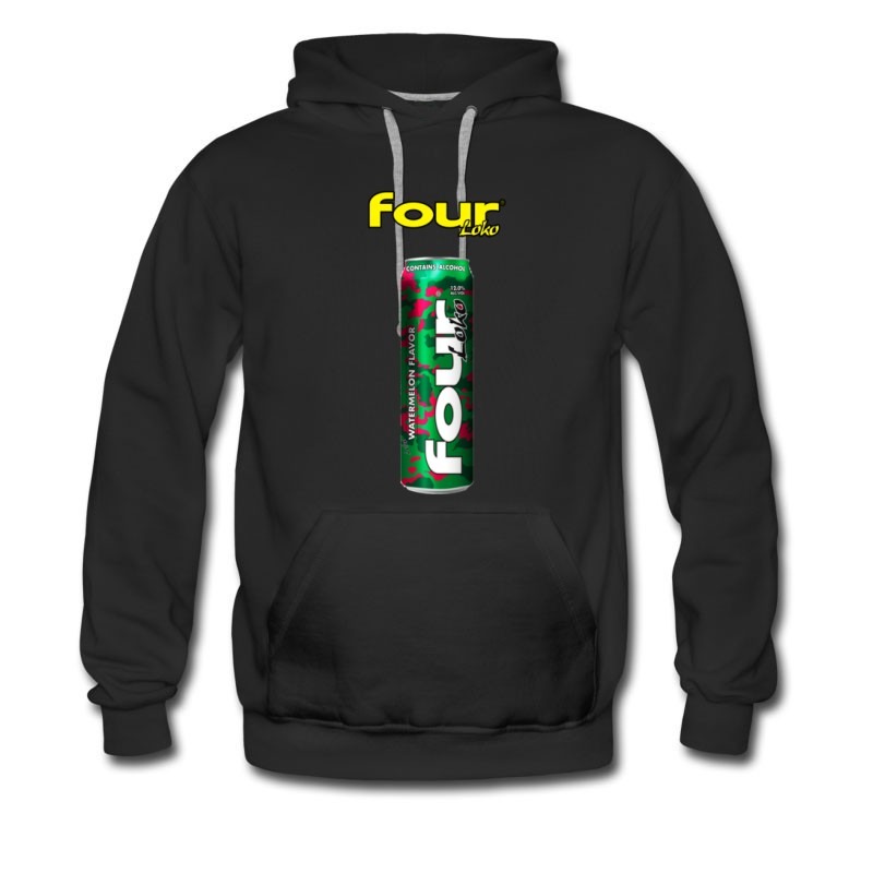 Men's Four Loko Watermelon Flavor Beer Hoodie
