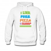 Men's Free Pizza Promotion Hoodie
