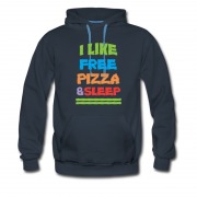 Men's Free Pizza Promotion Hoodie