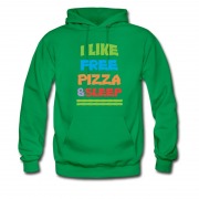 Men's Free Pizza Promotion Hoodie