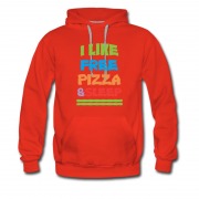 Men's Free Pizza Promotion Hoodie