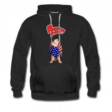 Men's Funny American Dad Hoodie