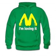 Men's Funny Parody Im Loving It Hoodie