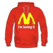 Men's Funny Parody Im Loving It Hoodie