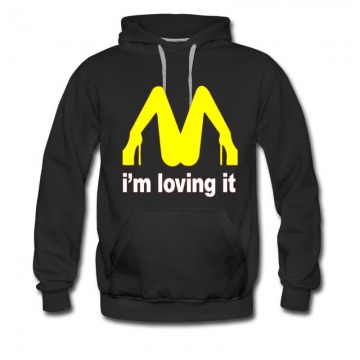 Men's Funny Parody Im Loving It Hoodie