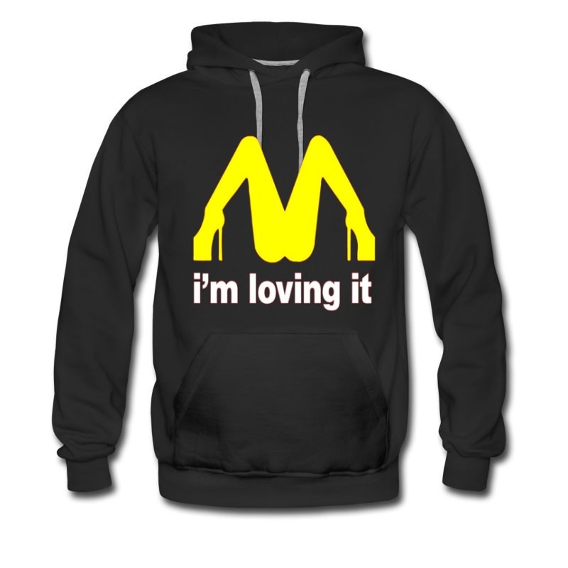 Men's Funny Parody Im Loving It Hoodie