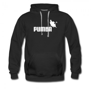 Men's Funny Pumba Tee Roars Wild Hoodie