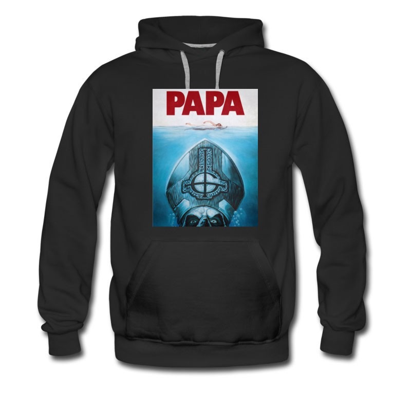 Men's Ghost Bc Band Papa Emeritus Ii Jaws Logo Hoodie