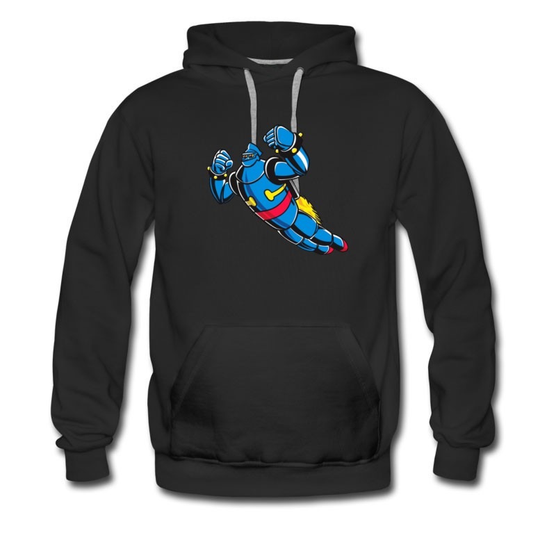 Men's Gigantor Robot Anime Cartoon Tetsujin Hoodie