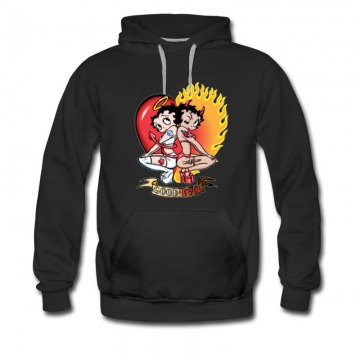 Men's GOOD AND EVIL BETTY BOOP Hoodie