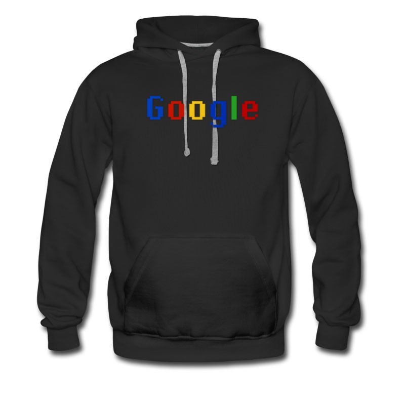 Men's Google Cartoon Tittle Word Hoodie