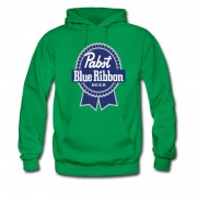 Men's Great Beer Pabst Blue Ribbon Popular Drink Hoodie
