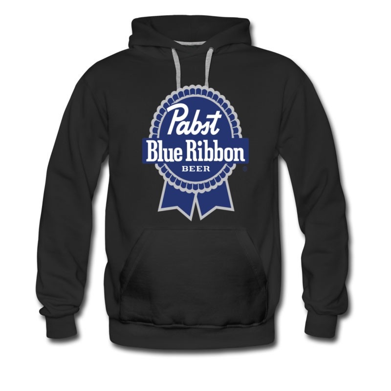 Men's Great Beer Pabst Blue Ribbon Popular Drink Hoodie