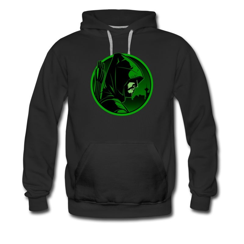 Men's Green Arrow Hot Hero Style Cool Hoodie