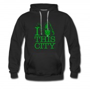 Men's Green Arrow I Love This City Hoodie