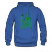 Men's Green Arrow I Love This City Hoodie