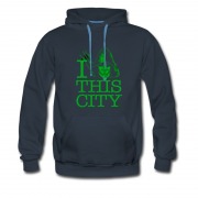 Men's Green Arrow I Love This City Hoodie