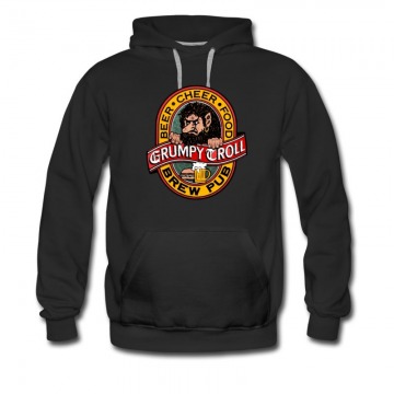 Men's Grumpy Troll Brew Pub Beer Hoodie