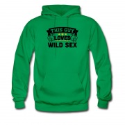 Men's Guys Loves Wild Sex Hoodie