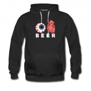Men's Halloween Beer Eyes Hoodie
