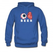 Men's Halloween Beer Eyes Hoodie