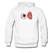 Men's Halloween Beer Eyes Hoodie