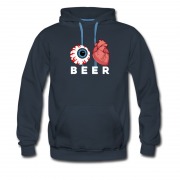 Men's Halloween Beer Eyes Hoodie