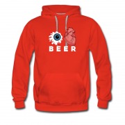 Men's Halloween Beer Eyes Hoodie