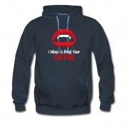Men's Haloween Style I Want Drink Cofee Hoodie