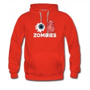 Men's Haloween Zombies Eyes Heart Style Hoodie