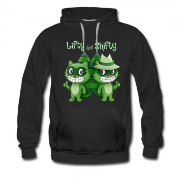 Men's Happy Tree Friend Lifty & Shifty Hoodie