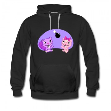 Men's Happy Tree Friends Giggles & Toothy Hoodie