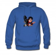 Men's Harry Potter Cartoon With Flying Broom Hot Stuff Hoodie