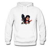 Men's Harry Potter Cartoon With Flying Broom Hot Stuff Hoodie