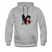 Men's Harry Potter Cartoon With Flying Broom Hot Stuff Hoodie