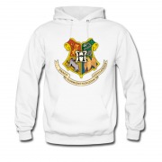 Men's Harry Potter Hogwart Coat Of Arm Batch Logo Hoodie