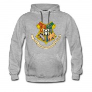 Men's Harry Potter Hogwart Coat Of Arm Batch Logo Hoodie
