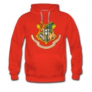 Men's Harry Potter Hogwart Coat Of Arm Batch Logo Hoodie