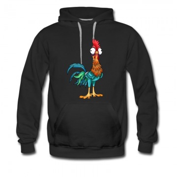 Men's Hei-hei Moana Cock Roster Funny Hoodie