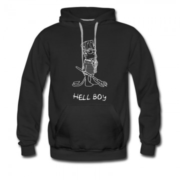 Men's Hell Boy Bart Cartoon Awesome Style Hoodie