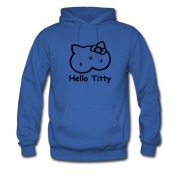 Men's Hello Titty Awesome Design Hoodie