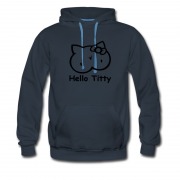Men's Hello Titty Awesome Design Hoodie