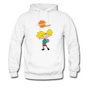 Men's hey arnold flower boy Hoodie