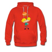 Men's hey arnold flower boy Hoodie